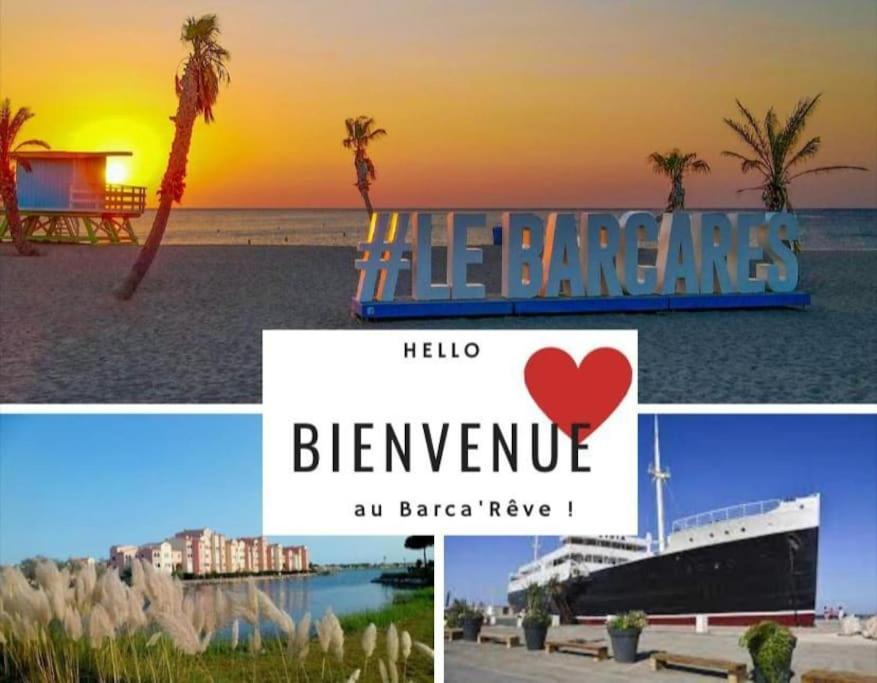 Superbe Studio Renove Avec Piscine Et Vue Marina Le Barcarès エクステリア 写真